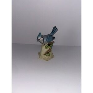 Vintage Ceramic Blue Bird Bell